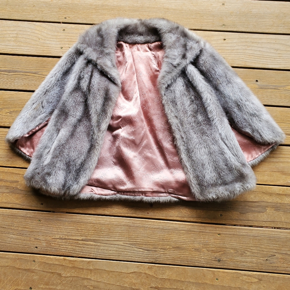 Vintage 60s Faux Fur